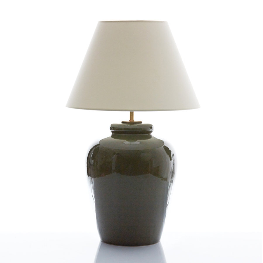 Picture of Gorgeous Green Ceramic Lamp