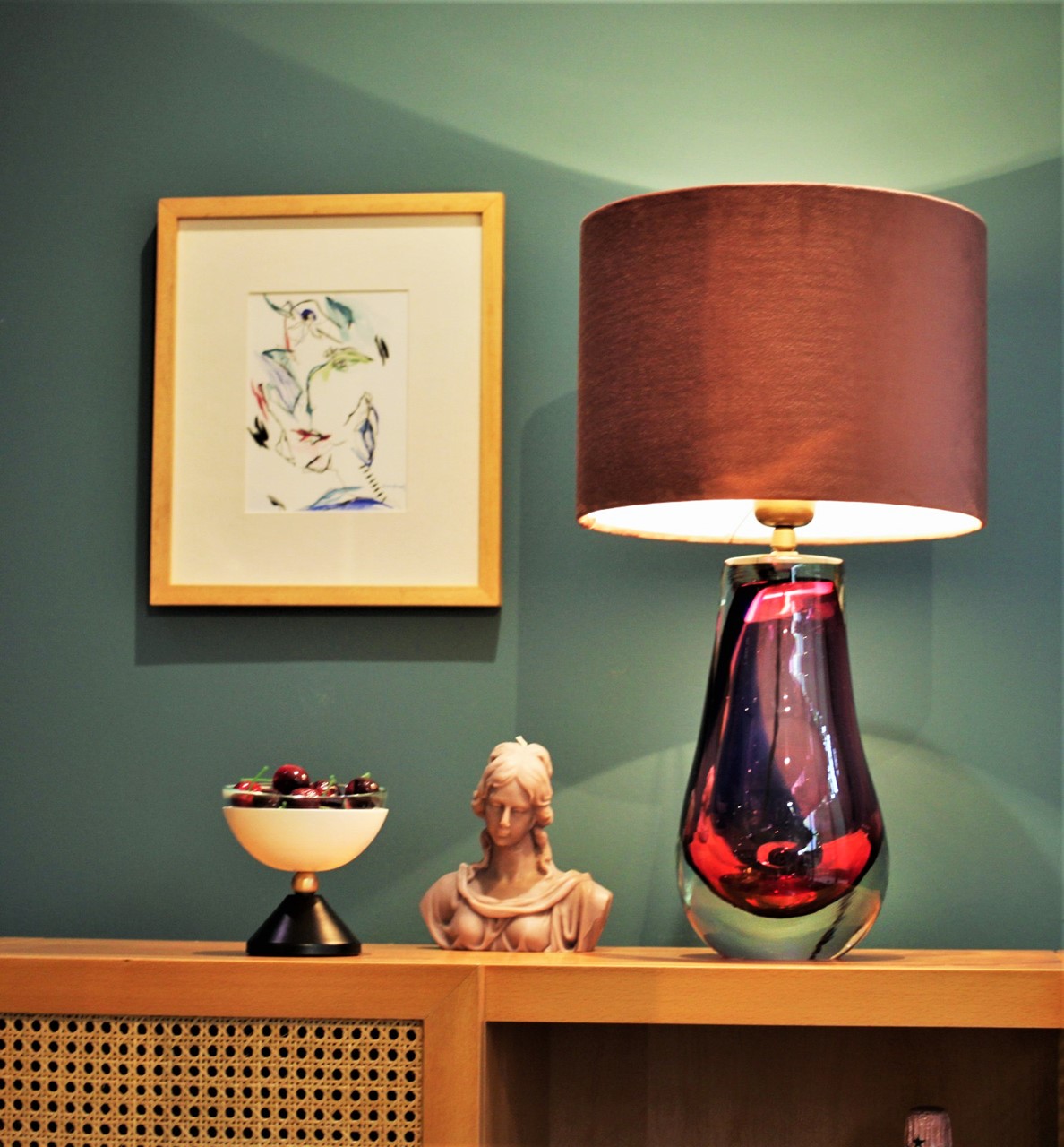 Picture of Harmony Pink Indigo Table Lamp 