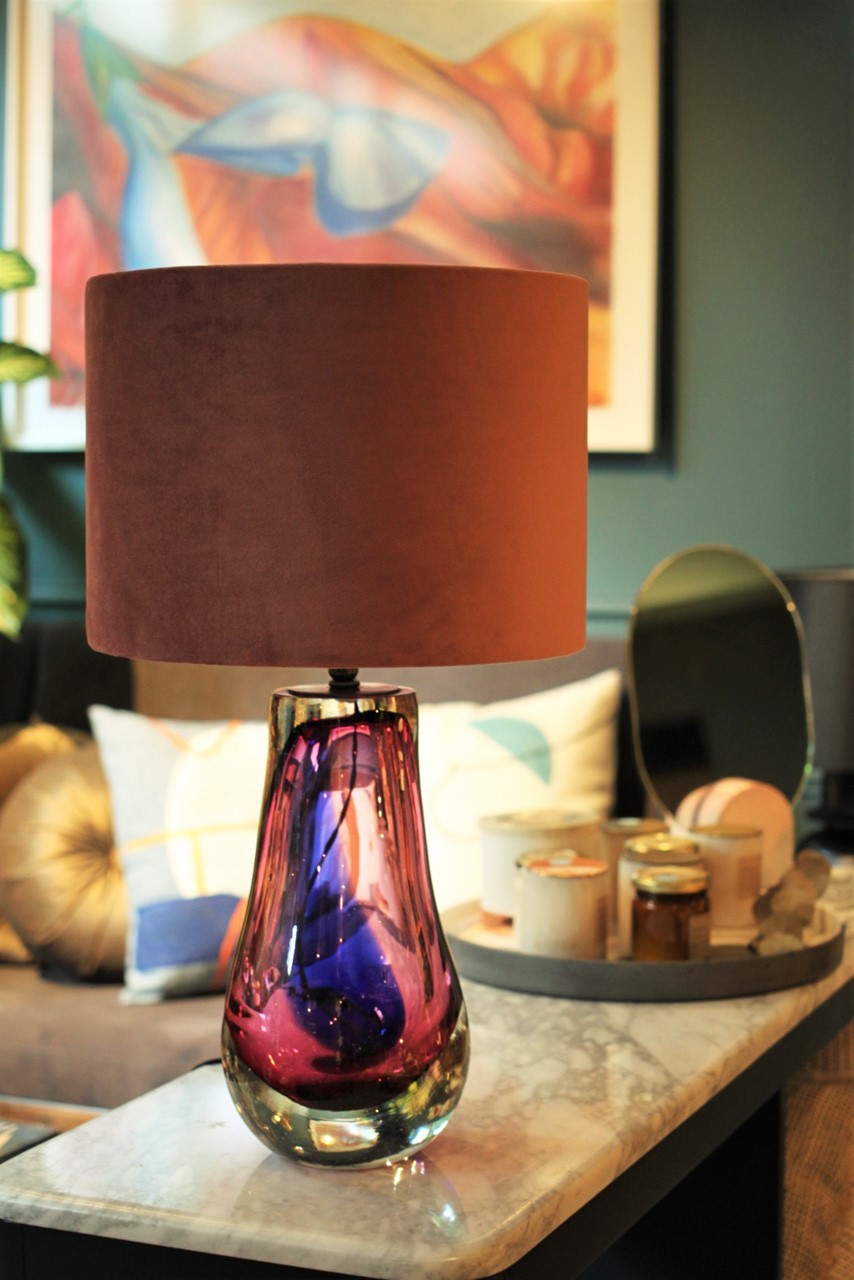 Picture of Harmony Pink Indigo Table Lamp 