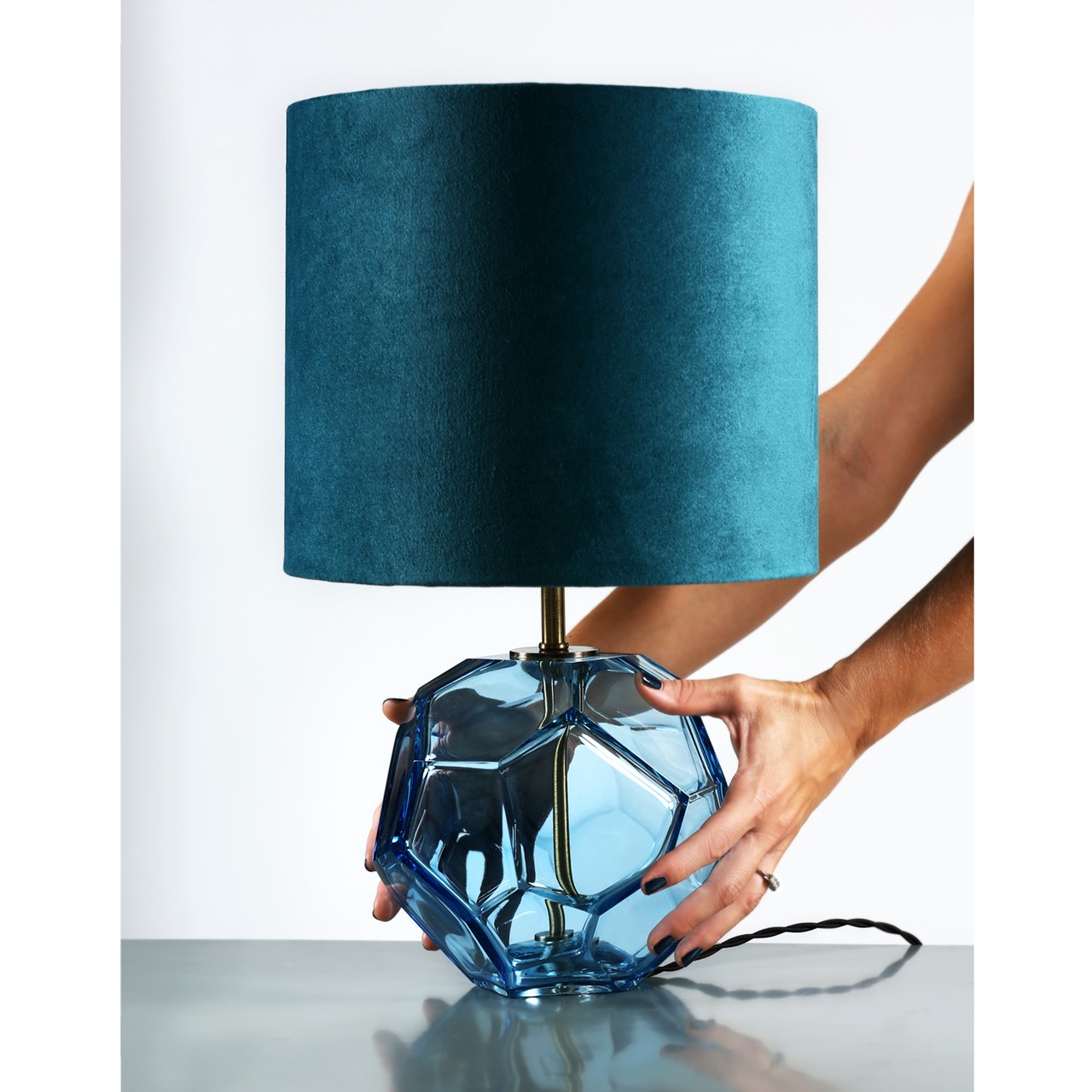 Picture of Emerald 2.0 Blue Table Lamp