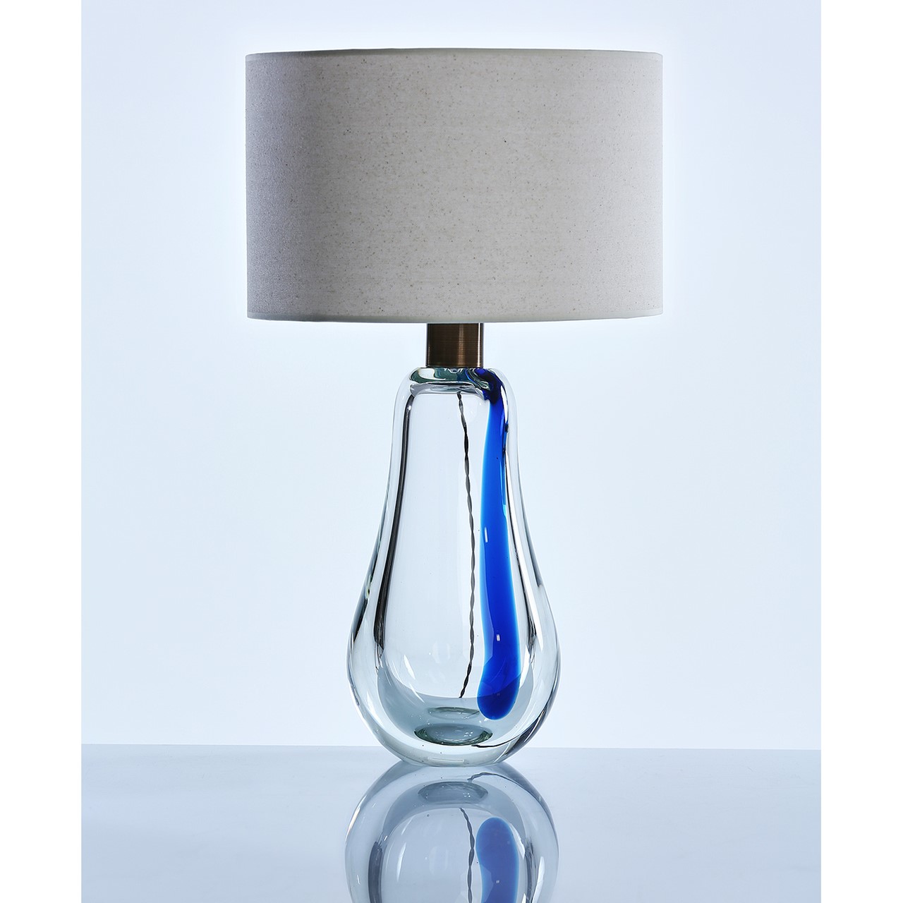 Picture of Harmony Blue Drop Table Lamp