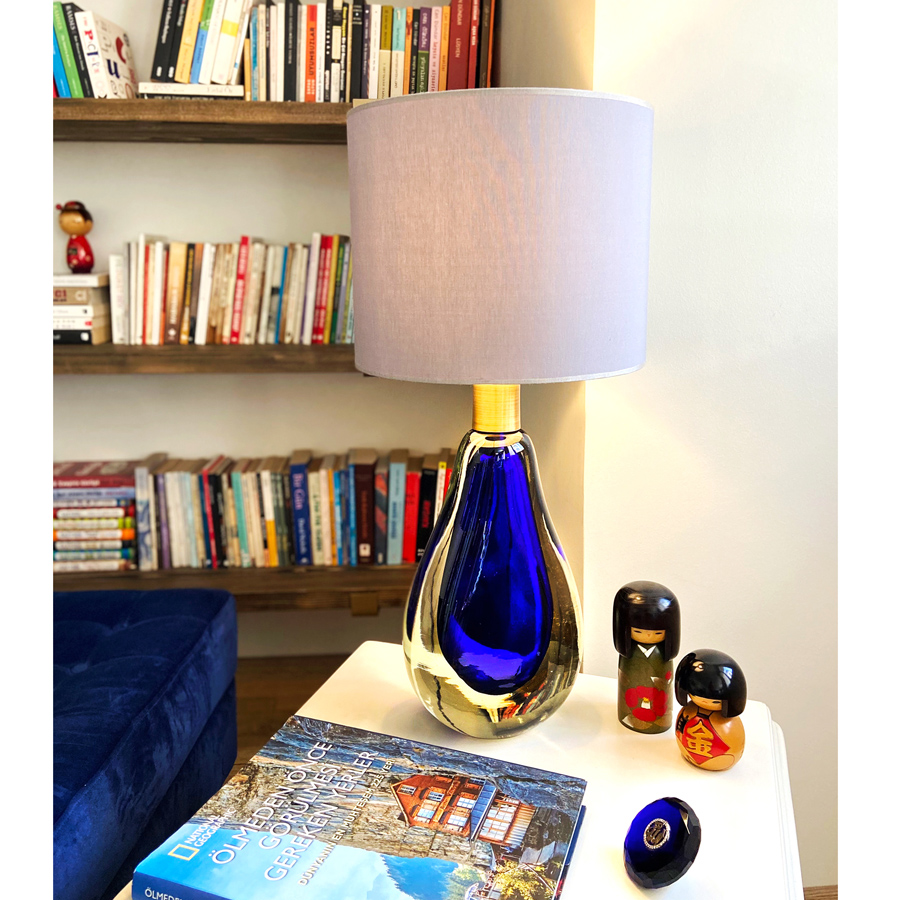 Picture of Harmony Cobalt Blue Table Lamp