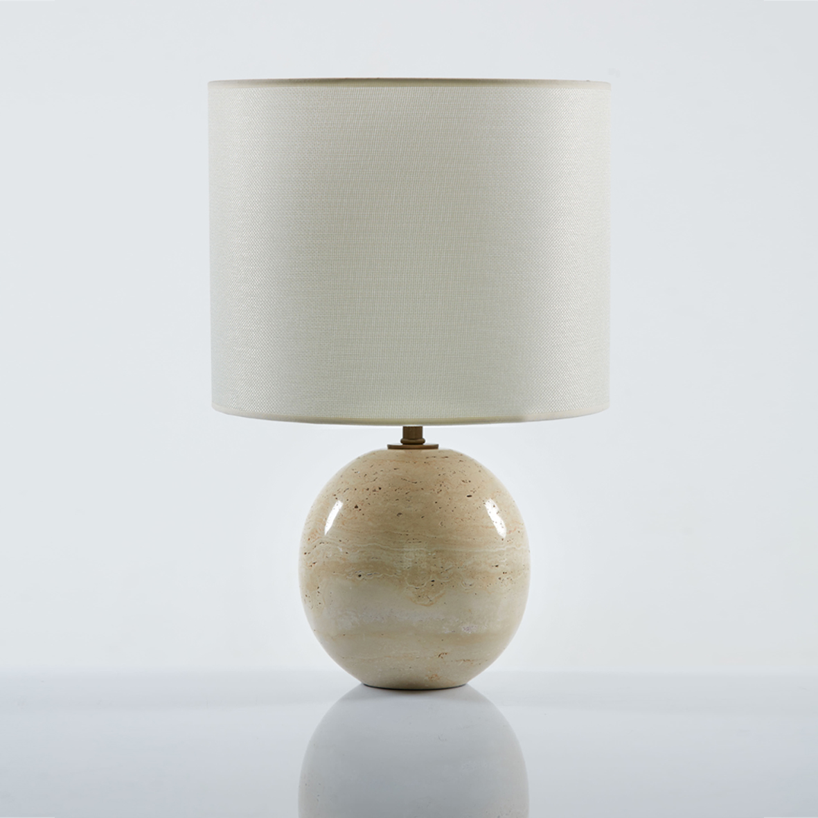 Picture of Round Beige Table Lamp