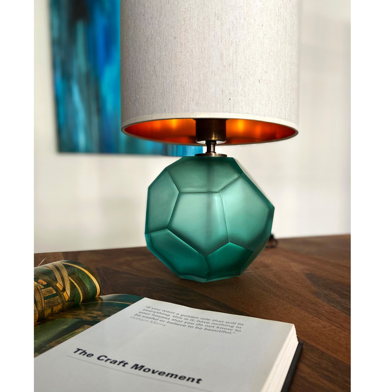 Picture of Emerald 2.0 Mat Green Table Lamp