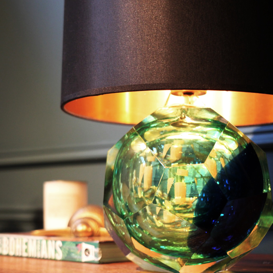 Picture of Emerald Green/Blue Table Lamp